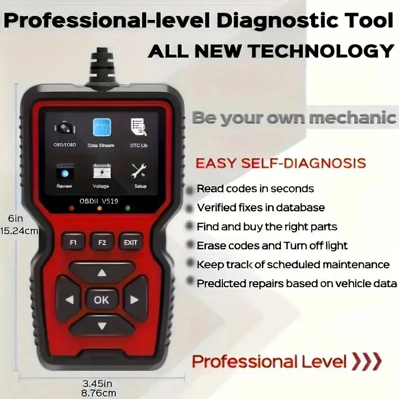 Skaner OBD2 V519 do diagnostyki silnika i błędówSkaner OBD2 V519 do diagnostyki silnika i błędów Uprość diagnostykę swojego samochodu dzięki skanerowi OBD2 V519, który pomaga szybko odczytywać i usuwać kody błędów silnika. Szybka diagnostyka: Umożliwia od