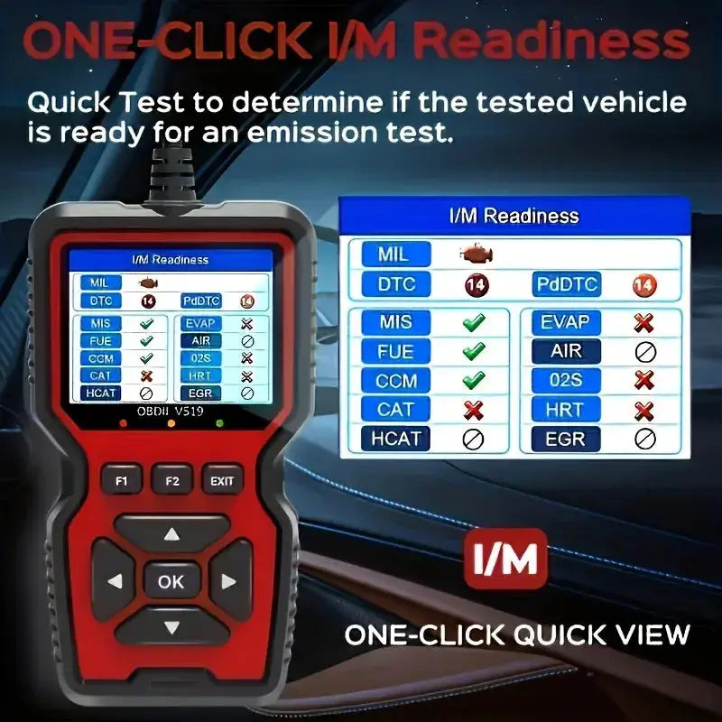 Skaner OBD2 V519 do diagnostyki silnika i błędówSkaner OBD2 V519 do diagnostyki silnika i błędów Uprość diagnostykę swojego samochodu dzięki skanerowi OBD2 V519, który pomaga szybko odczytywać i usuwać kody błędów silnika. Szybka diagnostyka: Umożliwia od