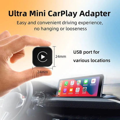 Bezprzewodowy adapter CarPlay Android Auto 2w1 Plug & PlayBezprzewodowy adapter CarPlay Android Auto 2w1 Plug & Play – wygoda bez kabli Uwolnij się od kabli i korzystaj z CarPlay oraz Android Auto bezprzewodowo dzięki kompaktowemu adapterowi 2w1, który zm